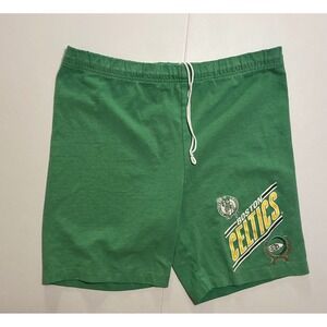 VTG USA Made Boston Celtics Nutmeg Athletic Shorts Green Mens L NBA